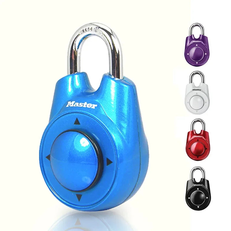 Keyless Lock Combination Directional Password Padlock Portable Luggage Case Anti-Theft Security Locker Door Lock Door-Padlocks