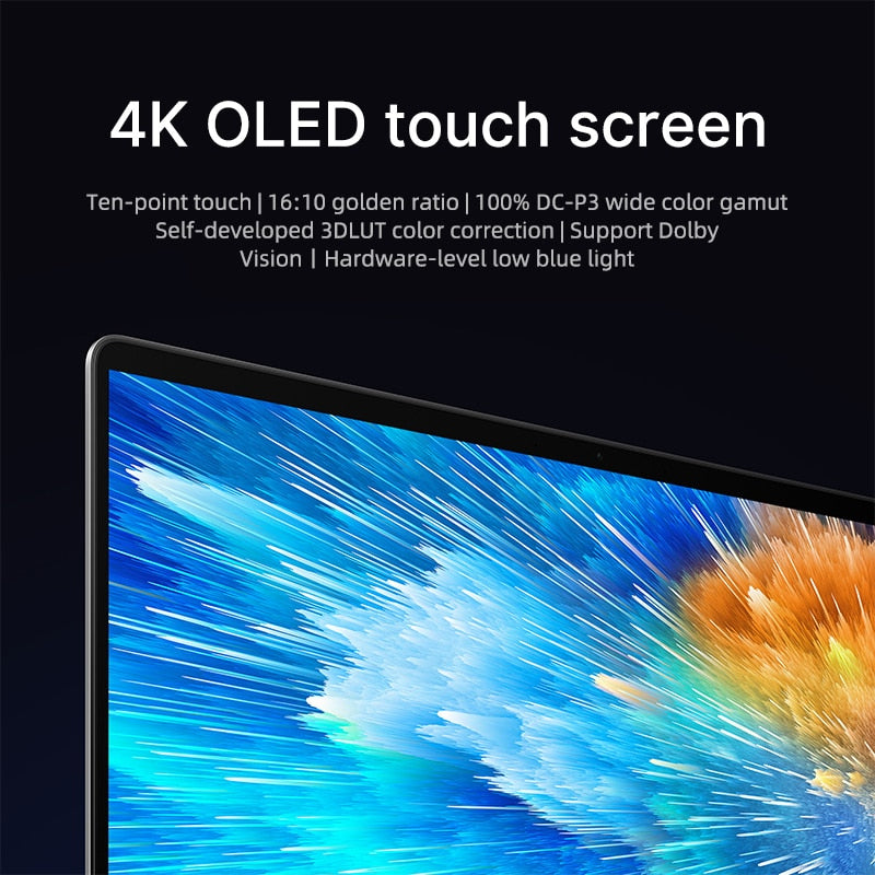 2022 Xiaomi Book Pro 16 Touchscreen Laptop 16 Inch 4K OLED Screen Notebook i7-1260P 16GB 512GB NVIDIA RTX2050 Ultrabook Computer