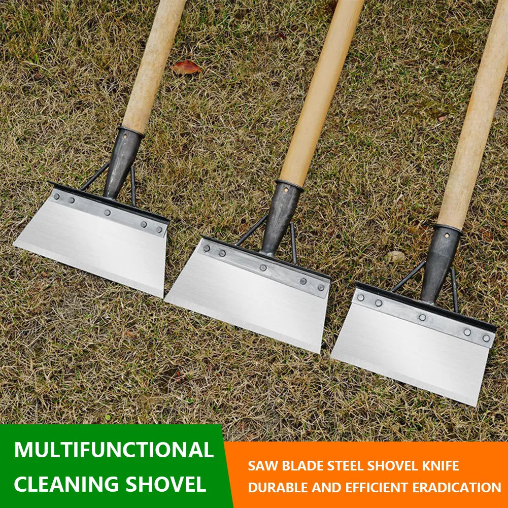 Multifunctional Garden Shovel Sharp Edge Outdoor Cleaning Shovel Saw Blade Steel Blade Efficient Eradication Garden Hand Tool