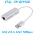 10/100Mbps USB Network Card USB 2.0 to Rj45 Lan Ethernet Adapter RTL8152B Network Card for PC Macbook Laptop Windows 7 8 10