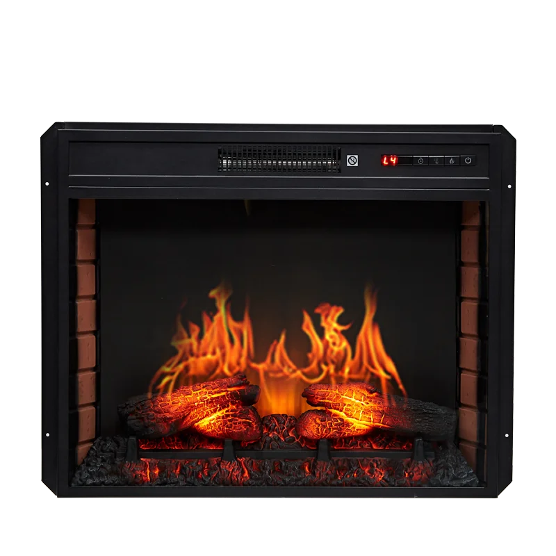 220V American Electric Fireplace Built-in European-style Decorative Electronic Simulation Flame Home Heater камин электрический