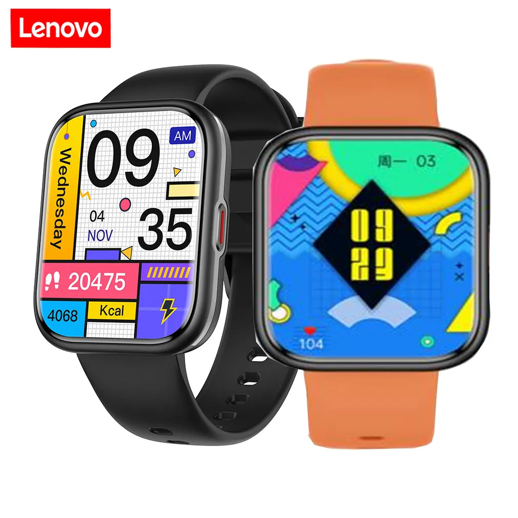 Lenovo Men NFC Smartwatch Blood oxygen Blood pressure Health Monitor Smart Watch Sports Waterproof Bluetooth call Smart Bracelet