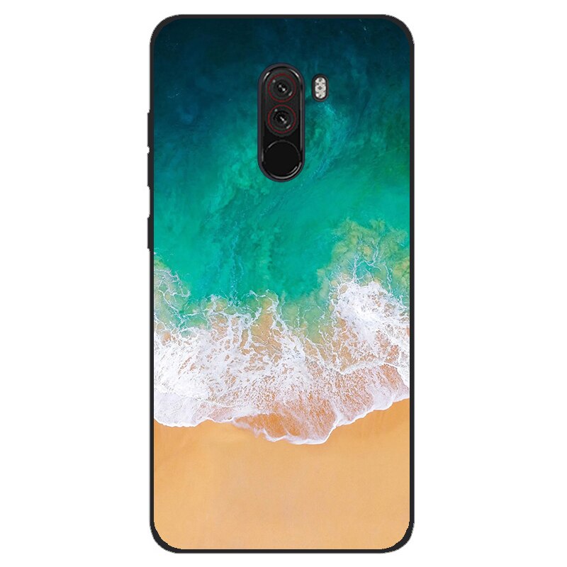 For xiaomi mi pocophone f1 Case Silicon Back Cover Phone Case for xiaomi poco F1 Cases Pocofone F1 6.18 inch Soft bumper coque