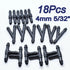 18pcs Windshield Washer Hose Connector Water Tube T/Y/I Type Splitter Fittings Windshield Washed Efficiently Premium Plastic
