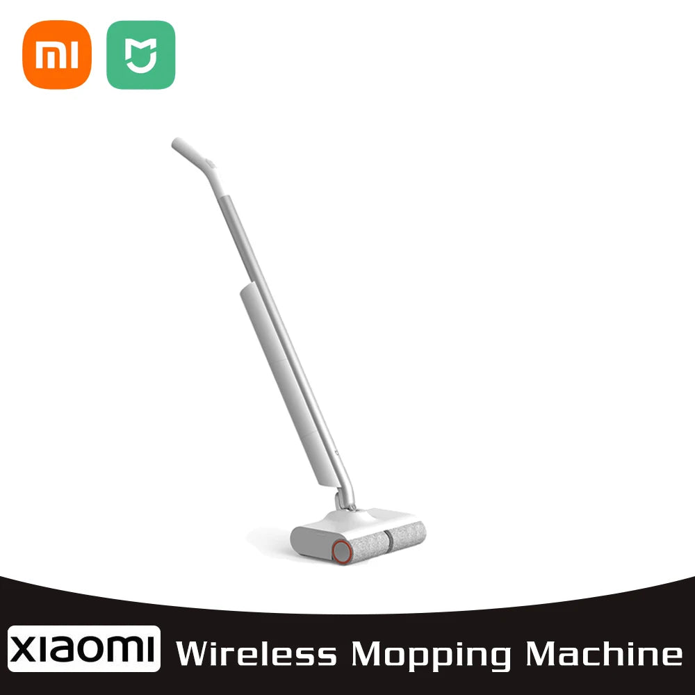 Original XIAOMI MIJIA Dual-Brush Wireless Mopping Machine Electric Floor Mop Equipped With Traction Smart Home Appliances