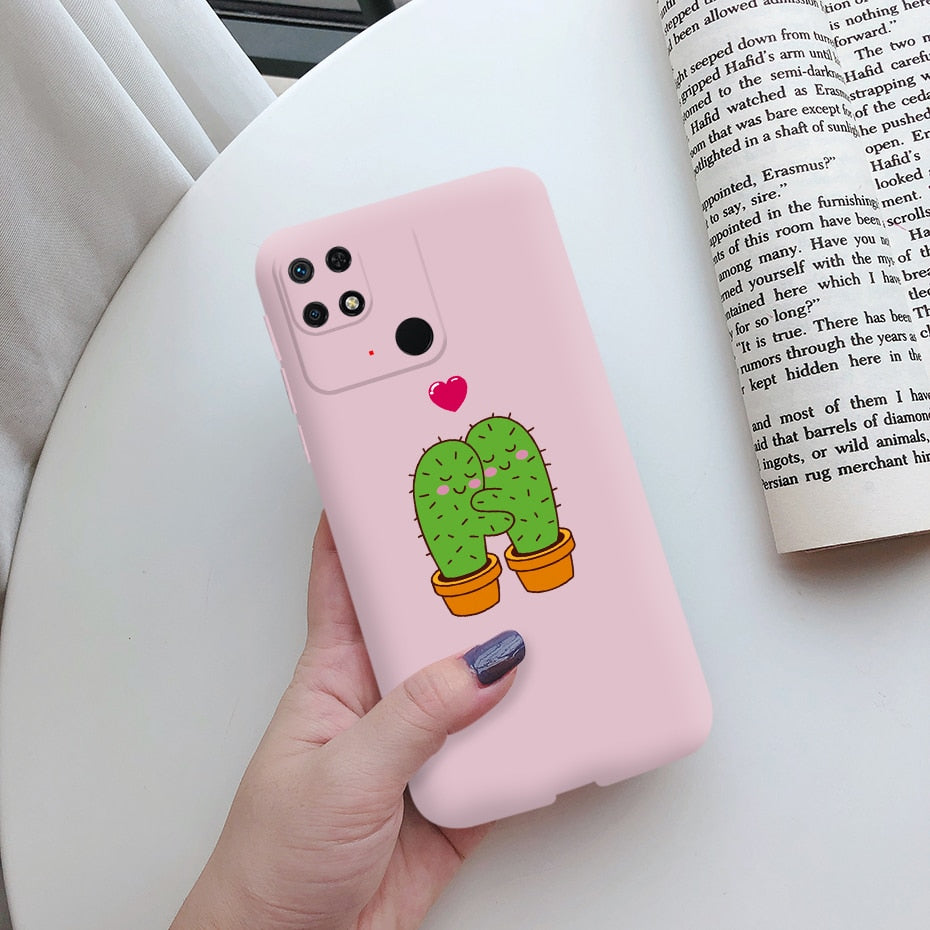 For Redmi 10C Case Redmi 10C Cover Cute Cartoons Painted Soft Silicone Phone Case For Xiaomi Redmi 10C Redmi10C 10 C Case Funda