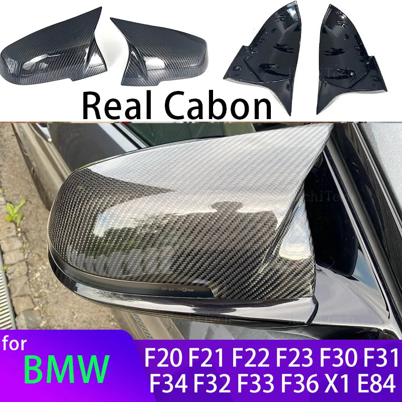 Genuine carbon fiber Rearview Side Mirror cover Cap for BMW Series 1 2 3 4 X M 220i 328i 420i F20 F21 F22 F23 F30 F32 F33 F36 X1