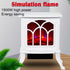 Electric fireplace heater home simulation flame mountain heater bedroom bathroom small air conditioner heater heater