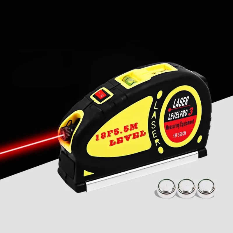 Professional Infrared Laser Level Line Lasers Tape Measure Digital Measuring Tools Scales Multipurpose Horizon Vertical Measure