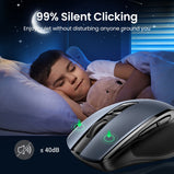 UGREEN Wireless Mouse Bluetooth 5.0 Ergonomic 4000 DPI 6 Mute Buttons For MacBook Tablet Laptop PC 2.4G Mice Mouse