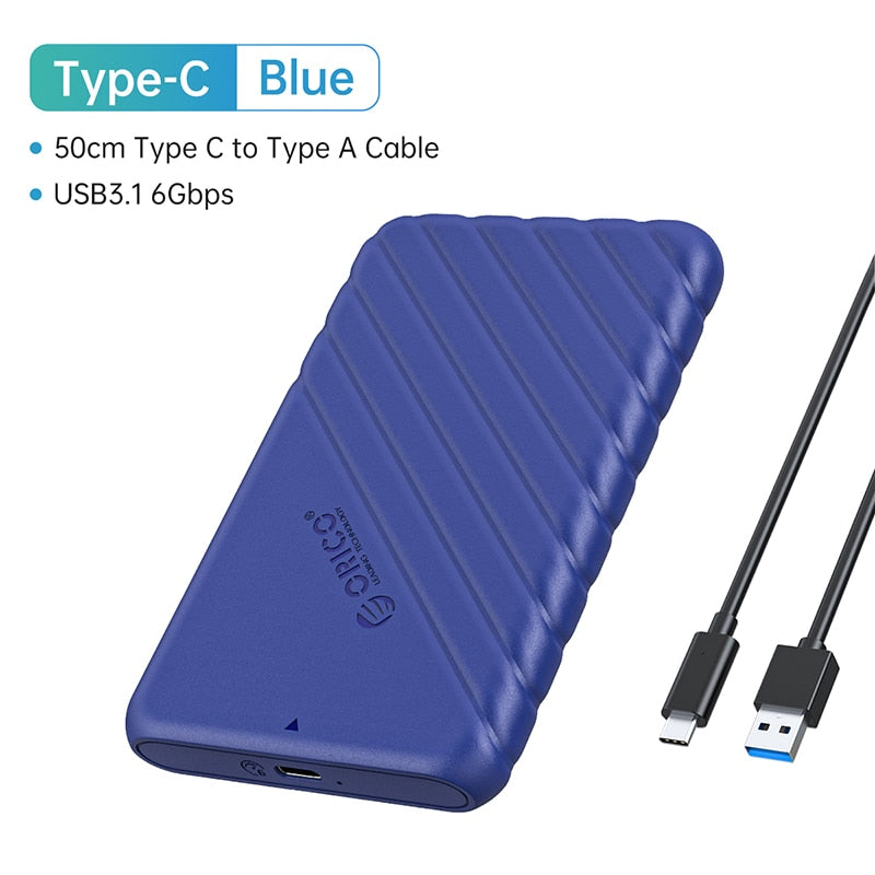 ORICO MicroB USB3.0 2.5" External Storage HDD Case SATA 5Gbps HDD SSD Hard Drive Enclosure Support UASP for PC Laptop