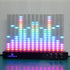 14 segment dual 7  spectrum analyzer liquid level indicator music  light LED acrylic lamp post VU