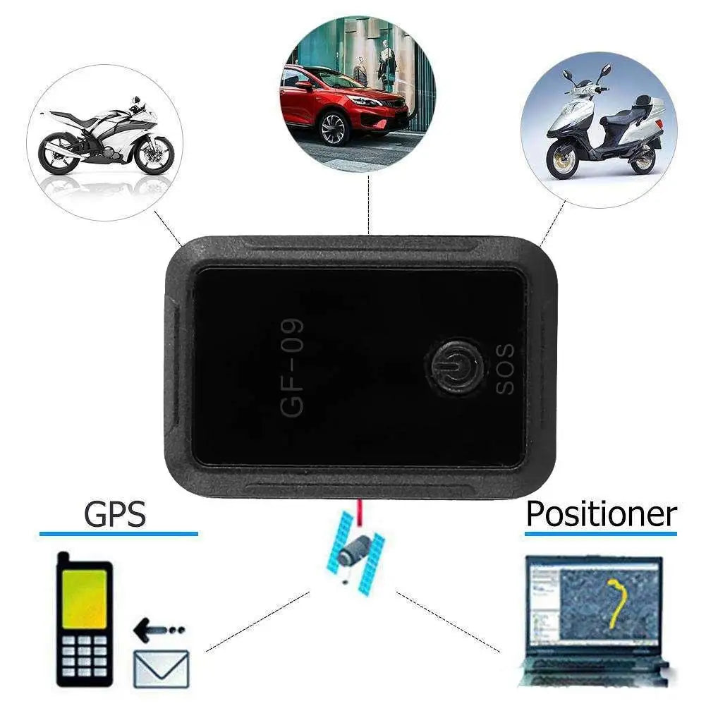 Mini GF-09 GPS Car Tracker Anti Theft Loss Booking Vehicle Tracking Instrument Strong Magnetic Mount Message Locator Positioner