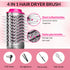 Dryer And Straightening Brush CHIGNON Hair Dryer Hot Air Brush Professional One Step Hair Styler Electric Ion Blow Dryer Brush