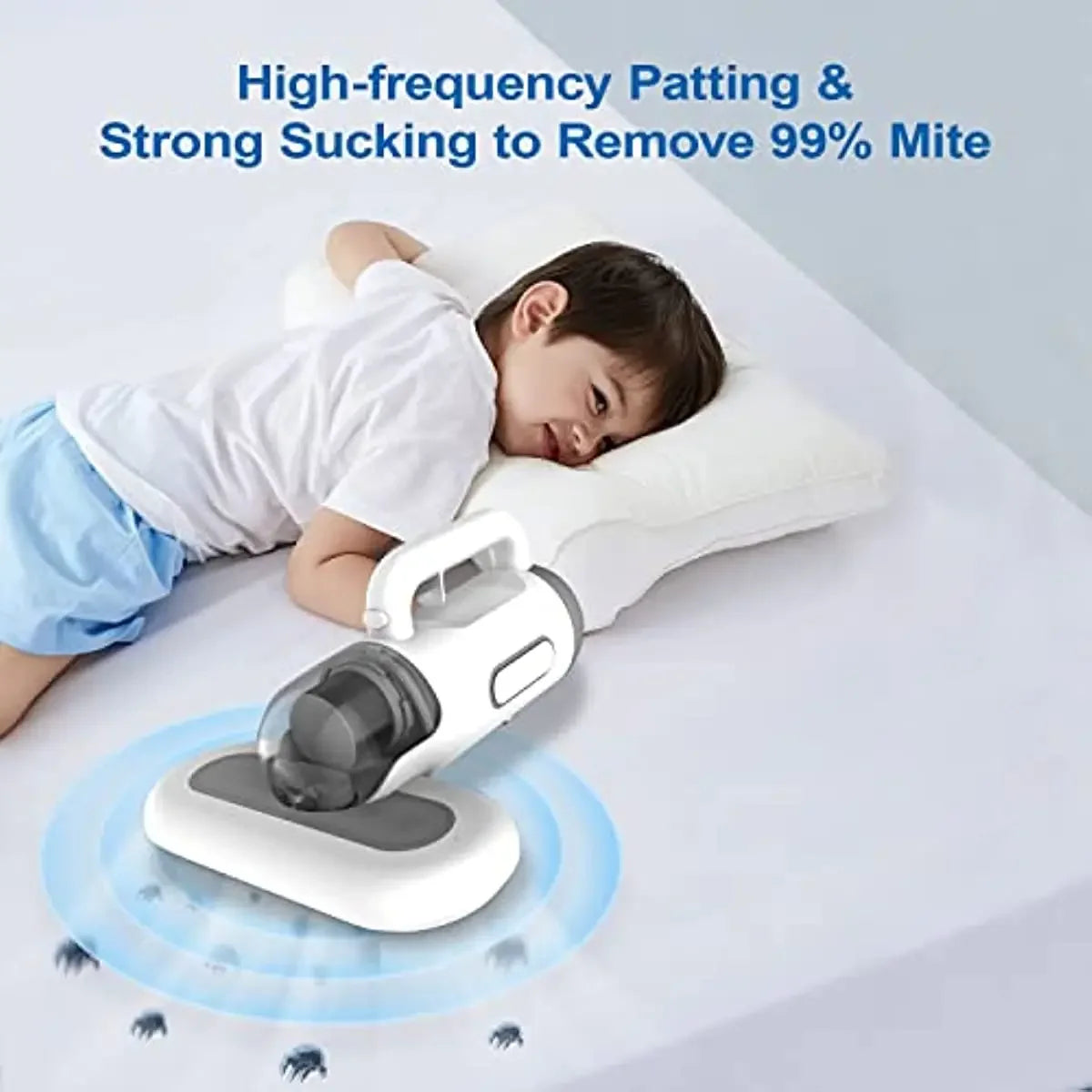 Mite Remover Bed Vacuum Cleaner UV Mattress Strong Suction Handheld Sofa Cleaner Deep Cleaner For Bed Cleaning Sheet Fabric Sofa