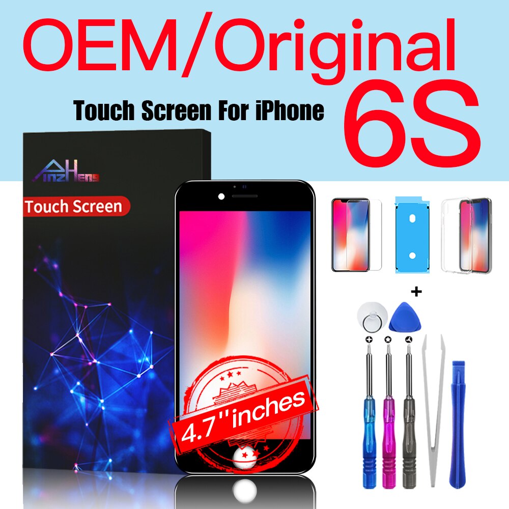 PINZHNEG Original High Quality INCELL LCD OEM For iPhone 6 Display 6S 7 8 PLUS SE 2020 Replacement Screen 10 Years Warranty