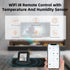 Tuya Smart WiFi/Zigbee Temperature and Humidity Sensor With Infrared Remote Control and LCD Display Support Alexa Google Home