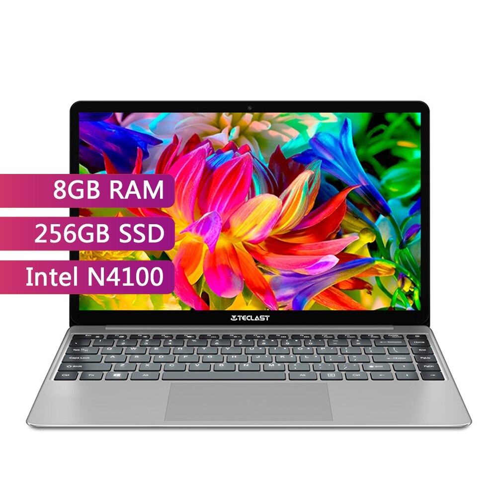 Teclast F7 Plus 2 Laptop 14 inch Int el Gemini Lake N4120 Quad Core 1920 x 1080 8GB RAM 256GB SSD Win 10 Notebook