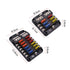 12V 32V Power Distribution Panel LED Warning Indicator Car Boat Fuse Box Holder With Plastic Cover