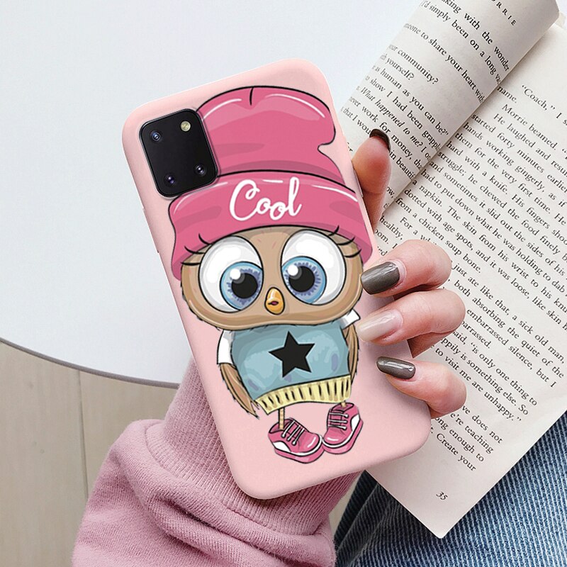 Soft Case For Samsung Galaxy Note 10 Lite Phone Cover Cute Flowers Butterfly Fundas TPU Coque For Samsung Note 10 Lite Bumper