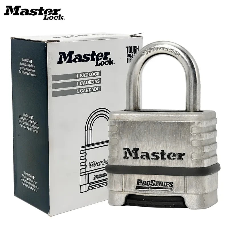 Master Lock 1174 Password Lock ProSeries Stainless Steel Anti-theft Waterproof Padlock Home Dormitory Outdoor Combination Lock