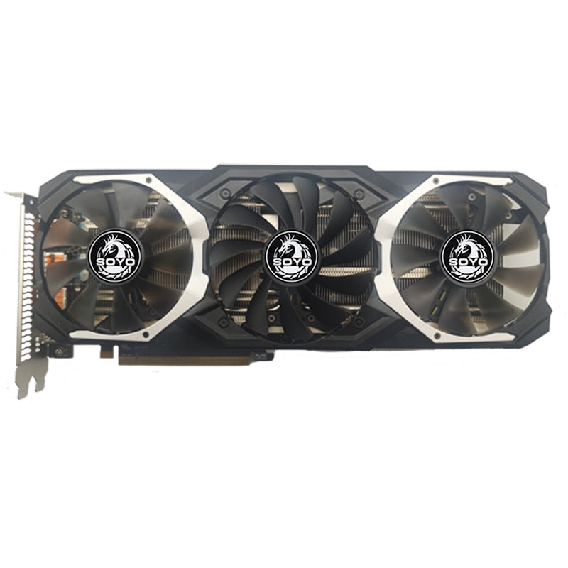 SOYO AMD RX580 8GB 2048SP Gaming Graphics Card GDDR5 256Bit PCI Express 3.0 ×16 8Pin Radeon GPU RX 580 Series placa de video