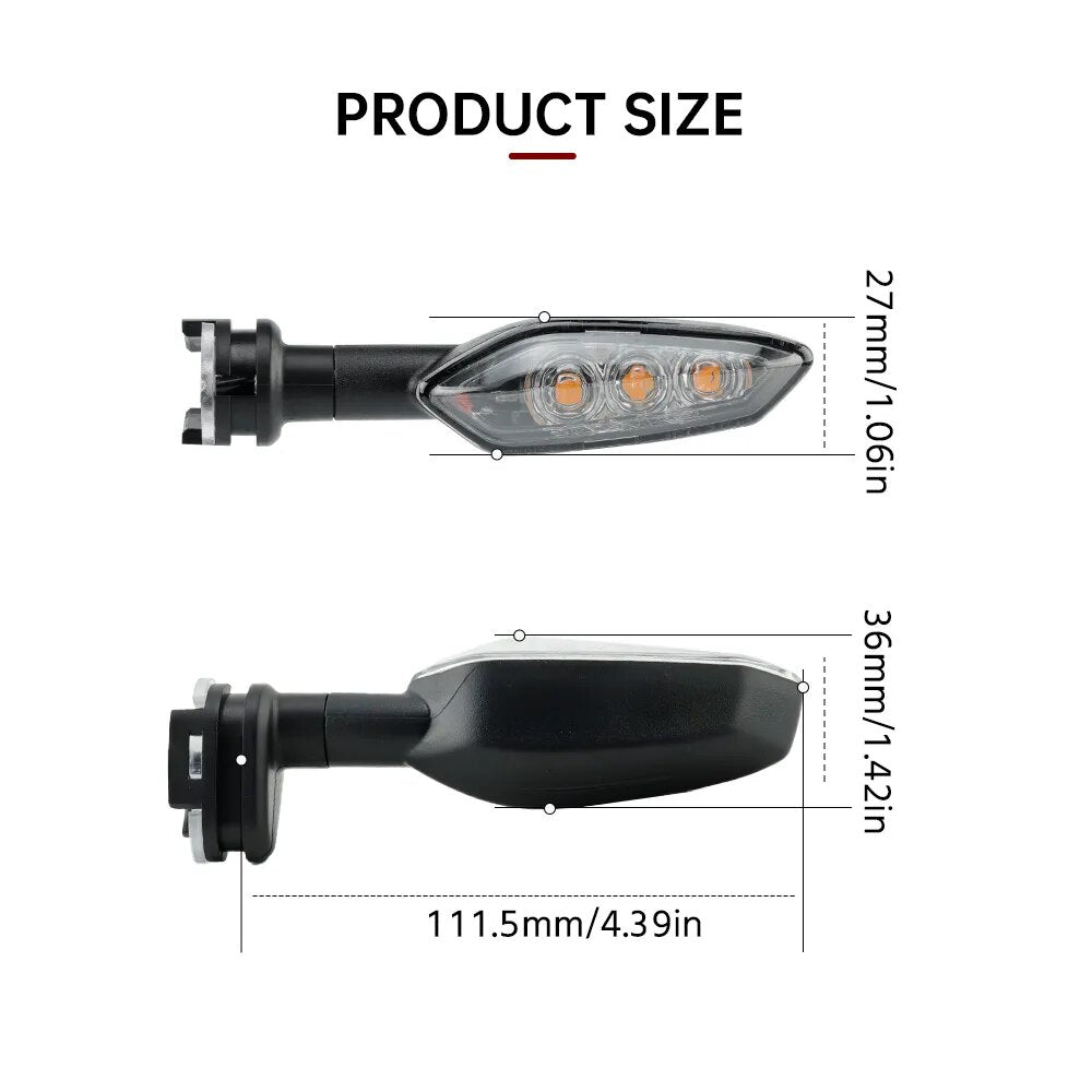 Flasher LED Turn Signal For YAMAHA MT07 MT09 FZ 16 250 FZ1 FZ8 Tenere 700 XSR Tracer 900 Motorcycle Accessories Indicator Light