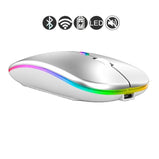 Bluetooth Mouse for APPle MacBook Air Pro Retina 11 12 13 15 16 mac book Laptop Wireless Mouse Rechargeable Mute Gaming Mouse