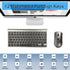 2.4G Wireless Keyboard and Mouse Mini Protable Silent Mice Russian Korean French Hebrew Keyboard Kit for Laptop Mac PC TV Box