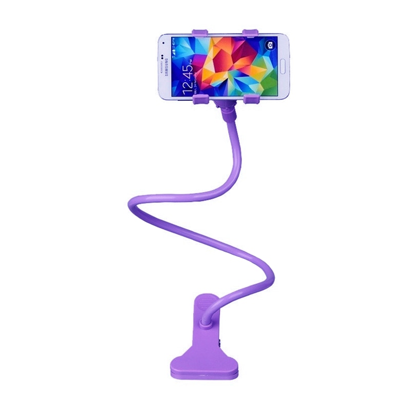 Universal 360° Phone Holder Flexible Clip Mobile Cell Phone Holder Lazy Bed Desktop Mount Stand Adjustable Support Base Bracket