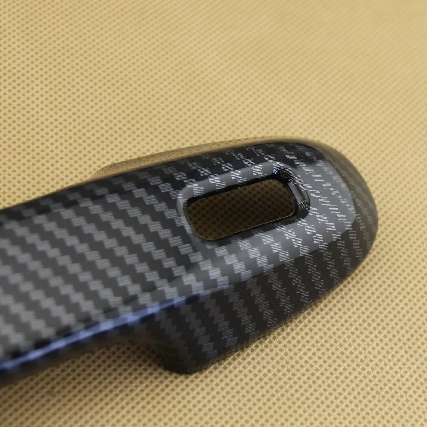 Carbon Fiber Door Handle Cover Trims For Subaru Forester Crosstrek XV Impreza w/ Keyless Entry