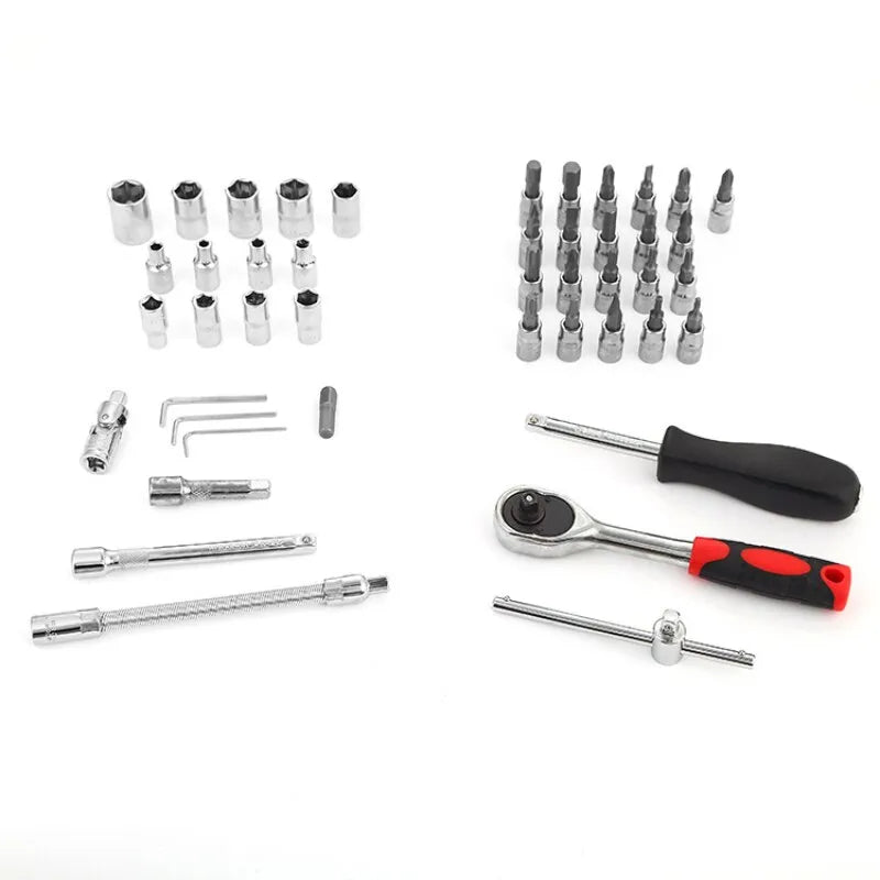 46 Piece Auto Repair Tool Set Auto Repair Home Small Furniture Repair Demolition Tool Set Hardware Wrench