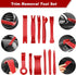 Car Trim Removal Tool Auto Trim Puller Tool Kit Pry Tools Set for Trim Panel Door Audio Auto Clip Pliers Fastener Remover Set