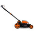 WEN Products 19" 40 Volt Battery Powered Push Walk-Behind Mower Lawn Mower Brush Cutter Electric Lawn Mower Grass Cutter