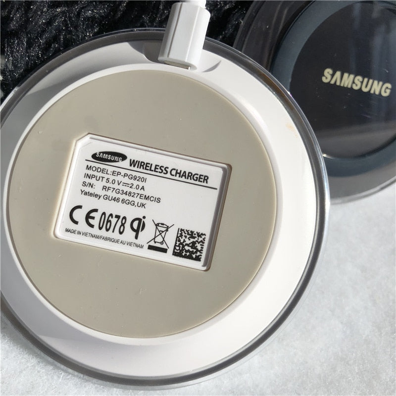 Original Samsung S20 S21 FE Wireless Charger QI Charge Pad EP-PG920I For Galaxy Note20 S22 S21 Ultra W22 Fold 2 3 Flip 3 5G S10e