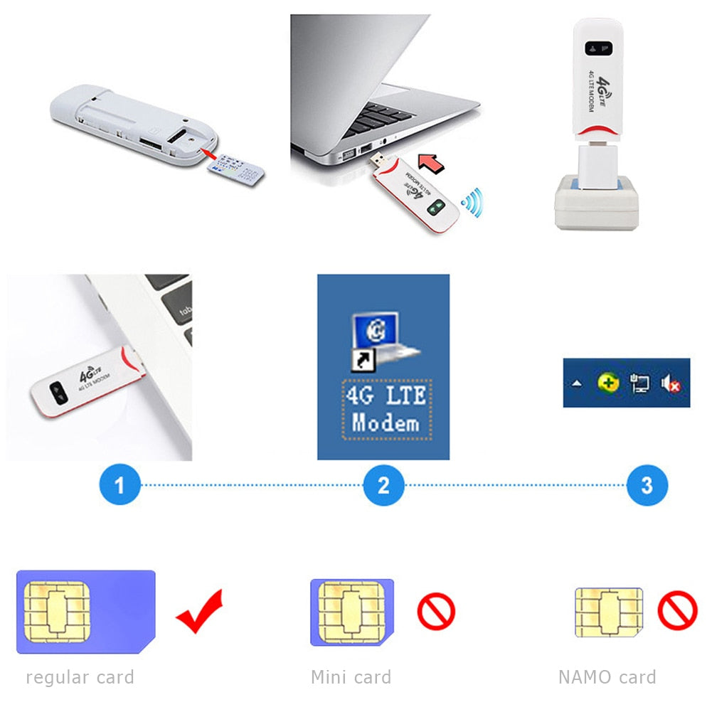 100Mbps 4G/3G Portable USB Wifi Router Repeater Wireless Signal Extender Booster Supporting Multi-Band FDD-LTE B1 B3 B7 B8 B20