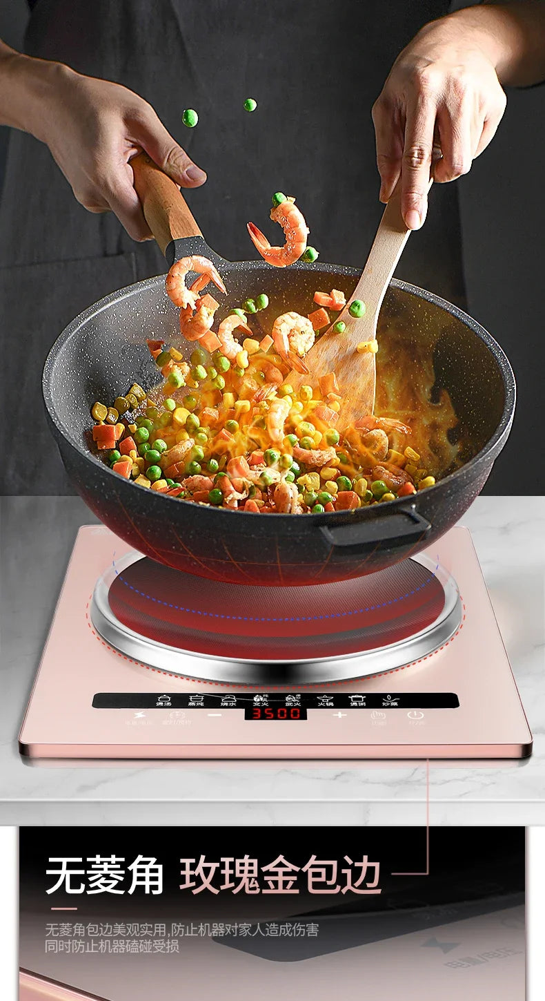 220V Household Concave Induction Cooker New Type Frying Pan High Power Multi-function Induction Cooktop  Cooker Induction Cooker
