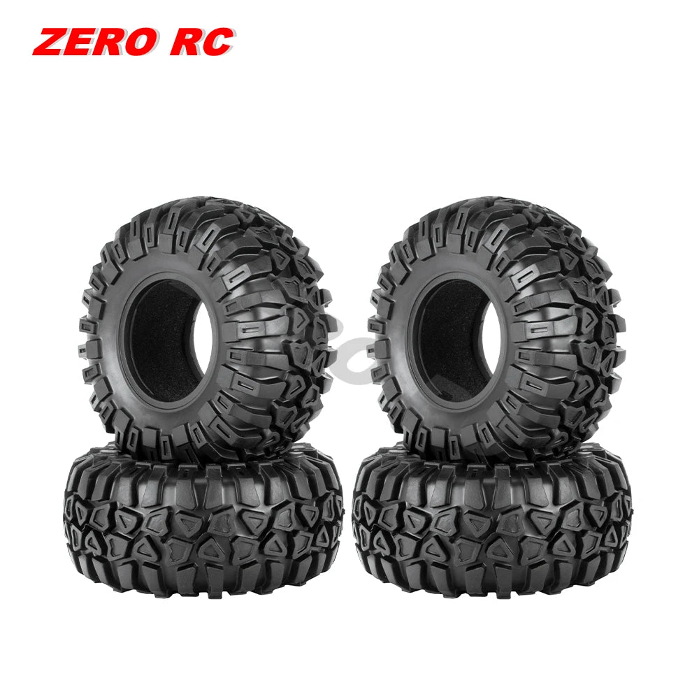 1/10 SCALE RC CAR 2.2" SOFT Tires ROCK CRAWLER 120-130MM Tyre WITH FOAM For 1:10 AXIAL WRAITH RR10 RBX10 TRX-4 TRX-6 CAPRA TRUCK