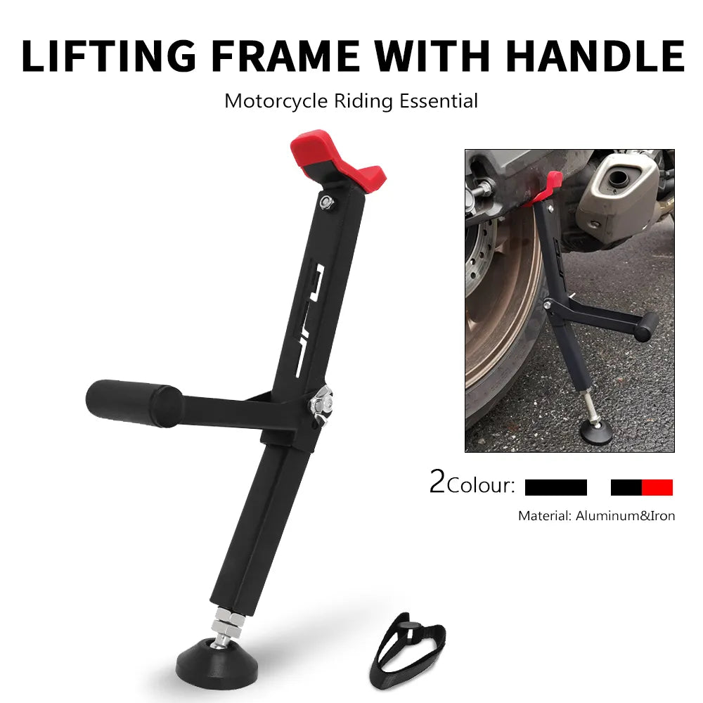 Motorcycle Wheel Stand Portable Single Sided Paddock Stand Front Rear Support Foldable Tire Repairing Tool lift For KTM HONDA