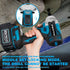 Brushless 1/4" Square Drill Cordless Electric Impact Wrench Rechargeable Drive Wrench Power Tool For  18V Makita Battery
