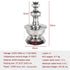 ITOP DHC3F Wine Fountain Machine Juice Waterfall Champagne/Beverage Fountain Machine 3 Layer Heating Maker Warmer 220V 110V