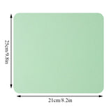 1 Pcs Solid Color PU Mouse Pad Simple Waterproof Game Mat Anti-slip Practical Table Mat Office Supplies【Wholesale】