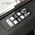 Car Door Window Glass Lift Button Knob Cover Stickers Trim For Land Rover Discovery 5 For Range Rover Sport Vogue Velar Evoque