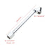 Dual Air Tire Chuck Head Tire Inflator Rod 1/4 Inch NPT for Car Truck Bus Tractor RV Protective Tough Impact-Resistant