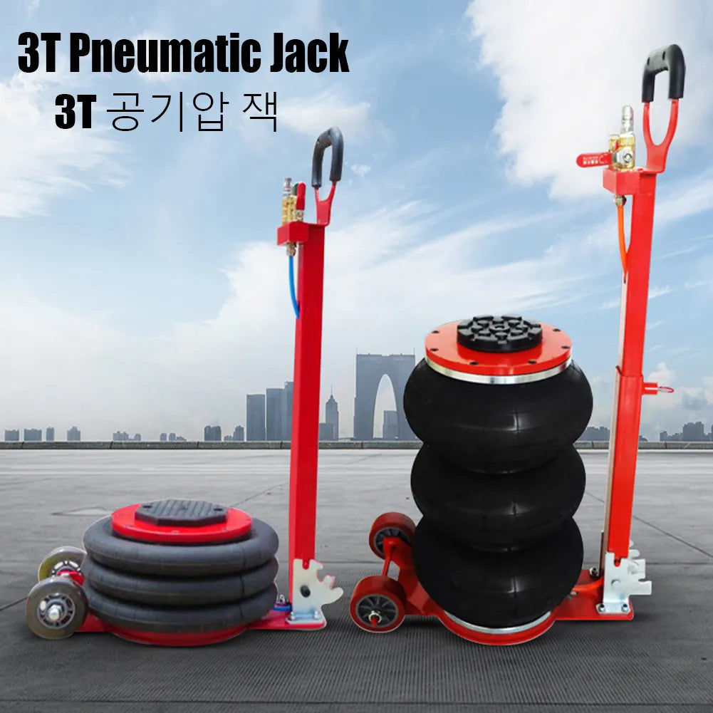 Pneumatic Jack 3-Ton Airbag Jack Automobile Rescue Equipment Lifting Tools Outdoor Rescue By Car RV Trailer Car repair tools