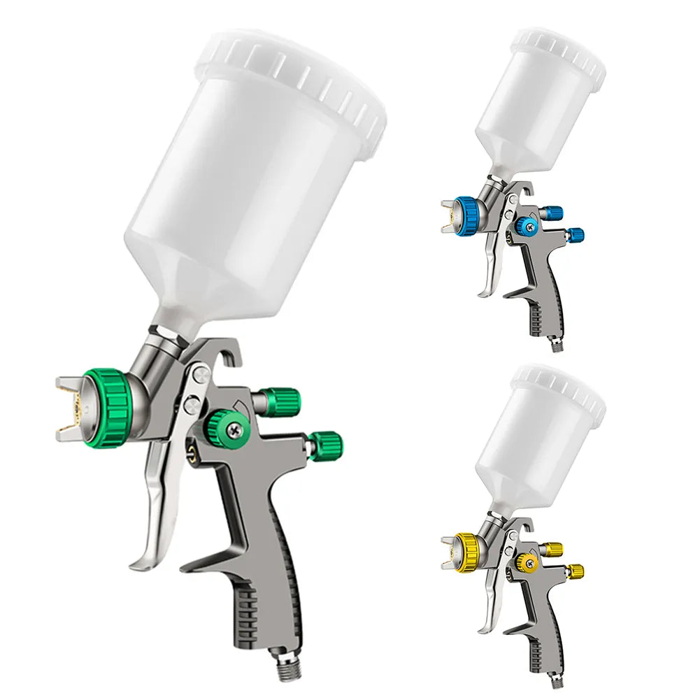 Professional LVLP Spray Gun 1.3/1.4/1.8mm  Nozzle Gravity Feed Spray Gun 600ml Low Pressure Spray Gun for Car Paint Spray Gun