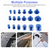 18pcs Car Dent Repair Tools Auto Body Part Mechanical Sheet Metal Slide Multiple size Suction Cup Puller Kit for Car Maintenance