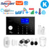 WiFi GSM Alarm System Tuya Smart Home TFT Screen RFID APP Touch Keyboard House Burglar Security Alarm Support Voice Switching