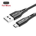 USLION 3A USB Type C Cable Mobile Phone Fast Charging Data Mirco Type-C Charger Cord For Xiaomi 12 11 Samsung S22 POCO M5 Redmi