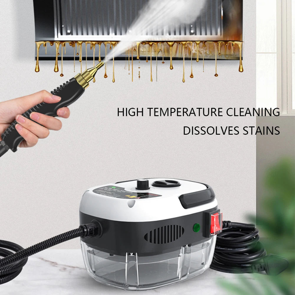 2500W Electric Steaming Cleaner 110V 220V Handheld Steamer Cleaner Cleans Up Stain Easily for Air Conditioner/Kitchen Hood/Car